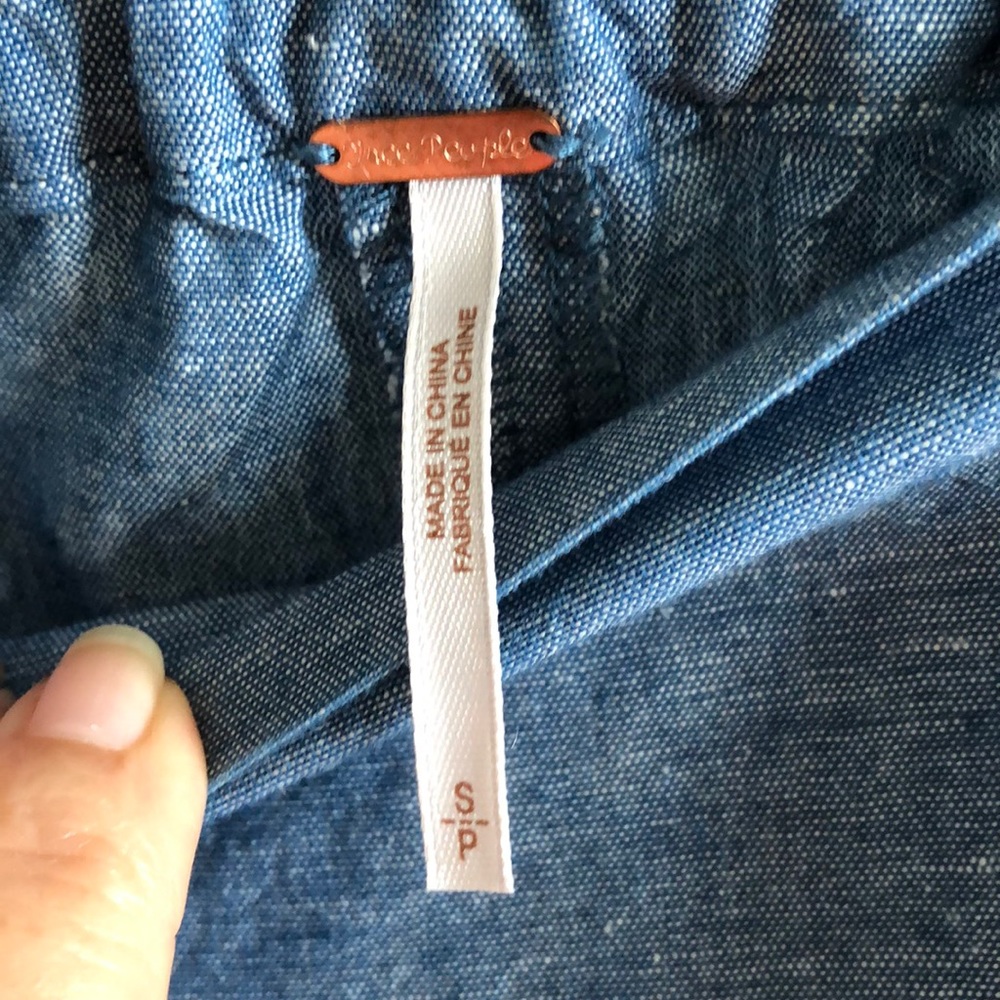 Free People chambray top - Picture 3 of 3